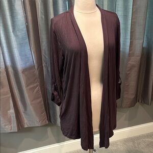 Elegant Purple Women's Cardigan